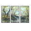 Ruisseau - ensemble d'art mural sur toile encadré paysage de 3-1368844771-1368844770