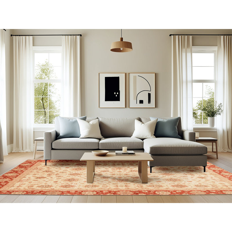 Abstract Indoor Rug, Rectangle 6' x 9'