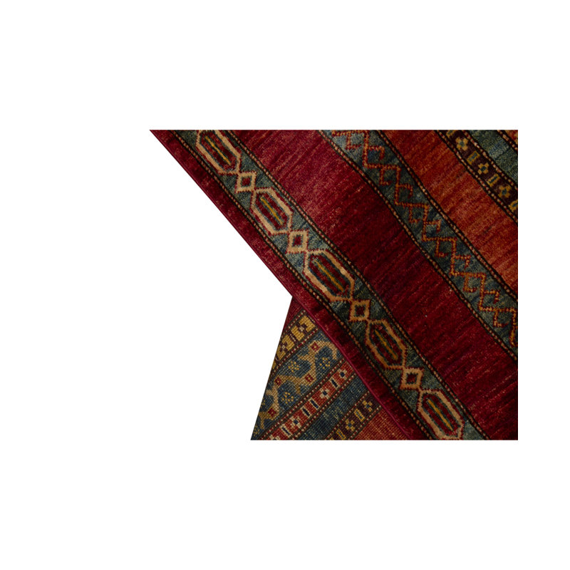 Tapis rouge noué à la main de haute qualité