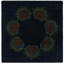 Tapis carré bleu marine Orlando