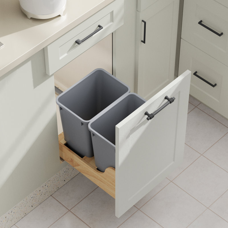 35-quart Pull Out Trash Can Under Cabinet