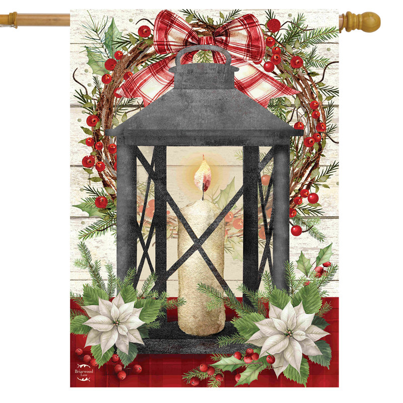 Lanterne lumineuse festive Drapeau de maison 28x40