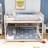 Full Over Full Wooden Bunk Bed with Integrated Storage and Lighting-85757318