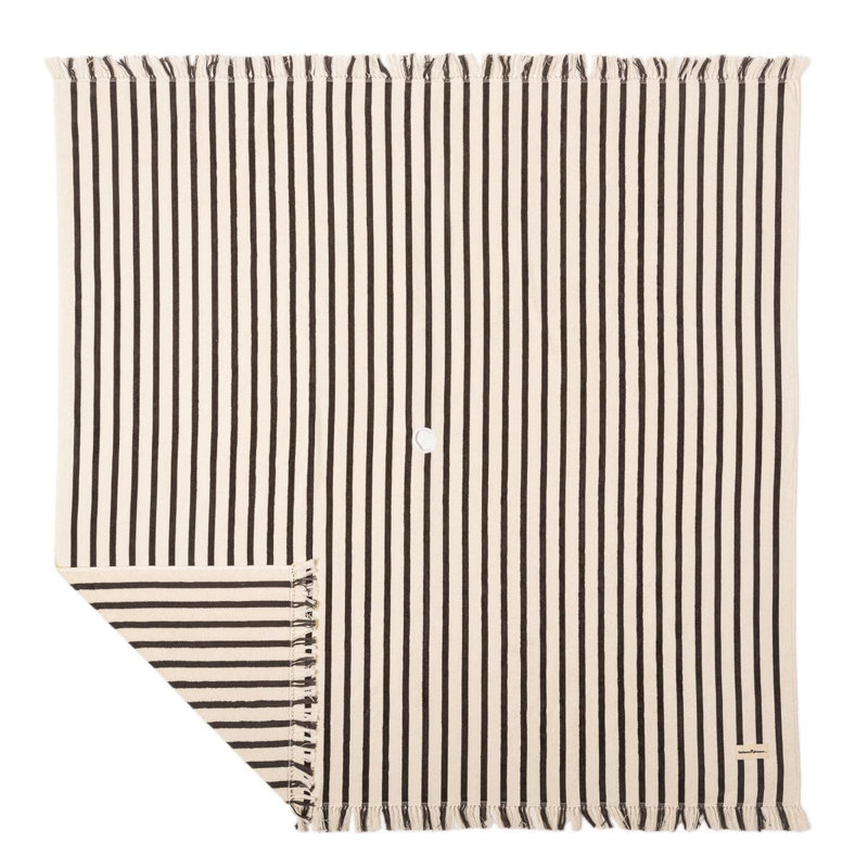 Beach Blanket, Black/White