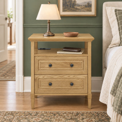 Commode verticale transitionnelle à six tiroirs en bois pour le rangement quotidien organisé dans les chambres à coucher et les salons