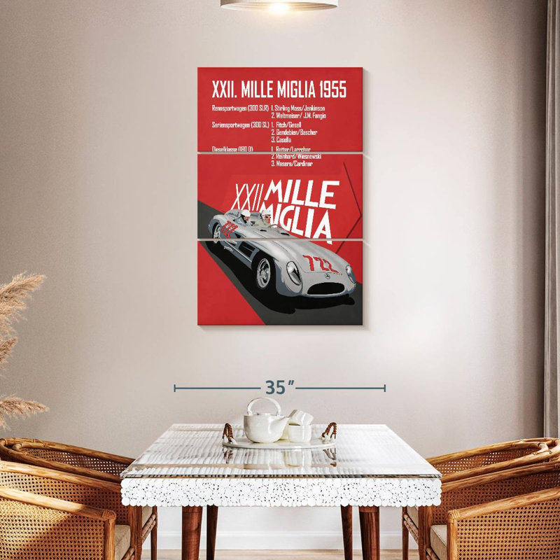 Mehar Mille Miglia XXII, 45" H x 28" W