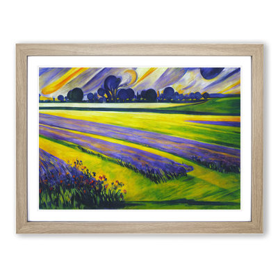 Epic Bluebell Field - Single Picture Frame Print