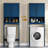Dharmraj Over The Toilet Bathroom Storage With Upper Cabinets And Open Shelves-124581904