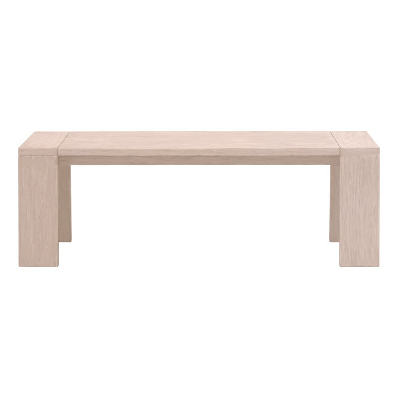 Banc de salle à manger d'extérieur en bois sans dossier Sur