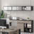 Metal Garage Storage Cabinet, Locking Cabinet Wall Mounted, 12.8" H Floating Cabinet For Warehouse, Upper Tool Cabinet With Shelf For Home Office, Basement, Kitchen, Rv Organization-1934614797