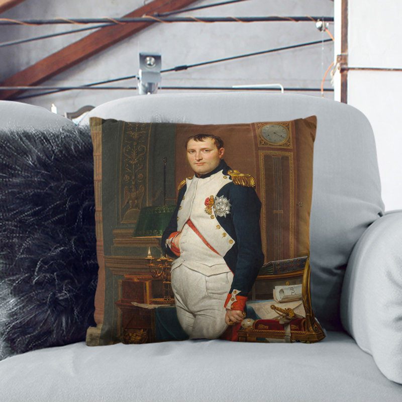 The Emperor Napoleon Scatter Cushion, 40cm H x 40cm W x 15cm D