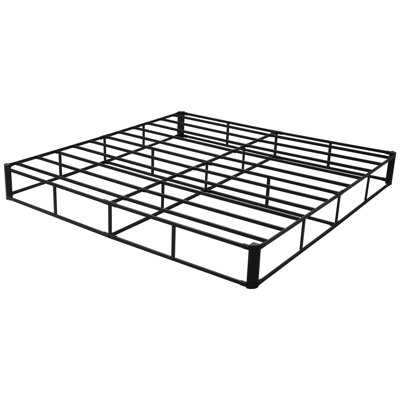 Sommier tapissier, base de matelas de 23 cm d'épaisseur, capacité de charge maximale de 1588 kg, cadre de lit King Size avec revêtement en tissu lavable, structure métallique robuste, montage facile