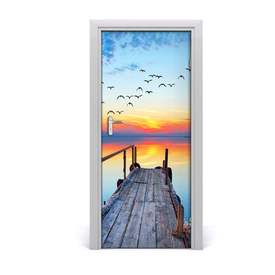 Boardwalk Door Decal