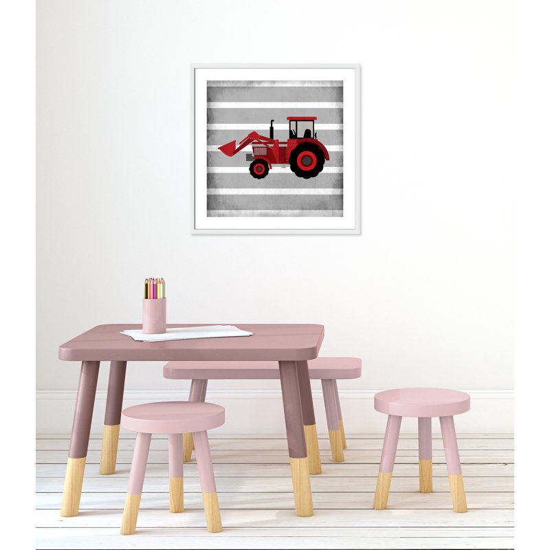 en adhésif rouge 3 pi, H 26,5 po x l 26,5 po x P 1,18 po, Encadré de boîte blanc