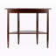 Console Espinosa, demi-lune, 1 tiroir, noyer antique H 33,52 po x l 39,12 po x P 15,7 po