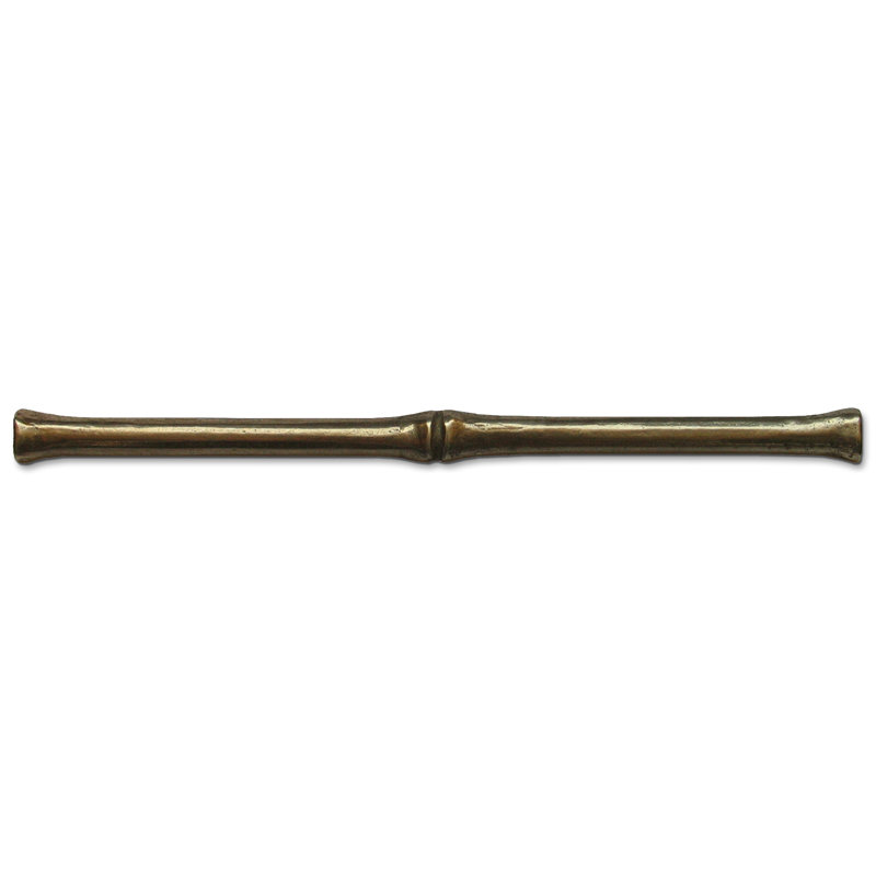Carreau de doublure en métal 10 po x 0,5 po Twig, Bronze blanc