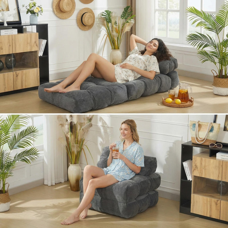 1 Seater Sofa, Grey