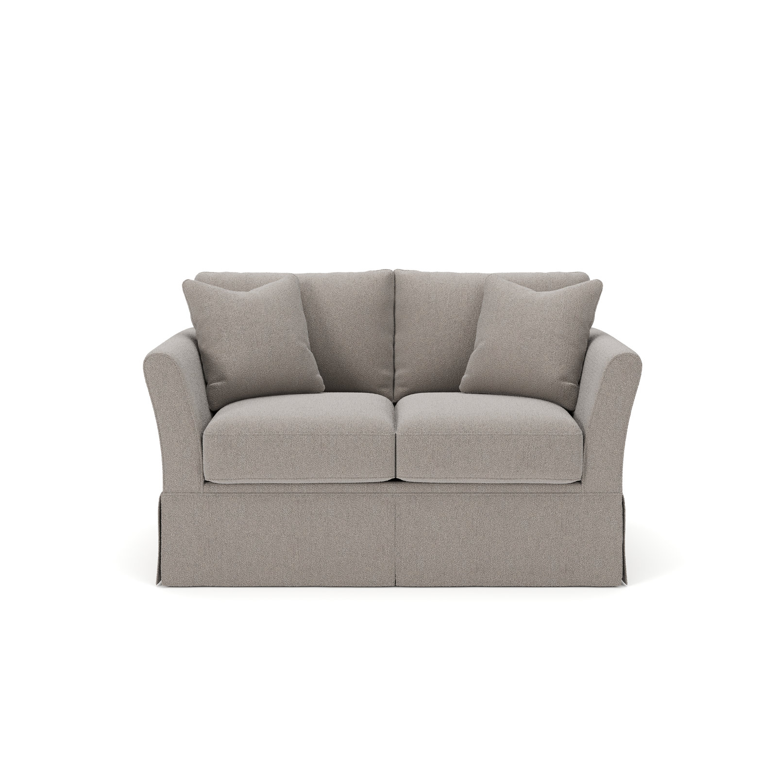 Shelby 60'' Upholstered Sofa, Apollo Pebble Boucle