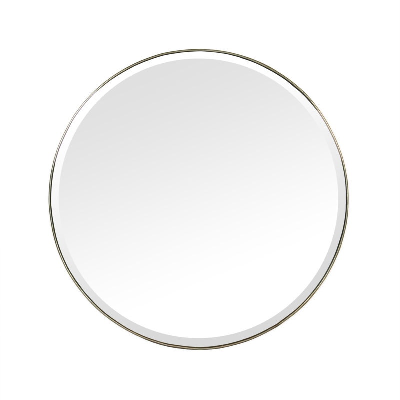 Houser Concave Metal Wall Mirror, 35" H x 35" W