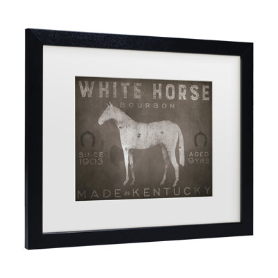 " White Horse With Words " by Ryan Fowler