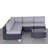 Bessemer Wicker Fully Assembled 4 - Person Seating Group with Cushions