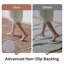 Tapis rouge / brun clair antidérapant Luftim-2048061092-2048061094