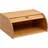 Assante Food Bread Storage Container Bamboo Bread Bin Storage Counter Top Roll Top Bread Box