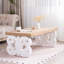 Table de ferme rectangulaire 47 po avec base sculptée-806020875