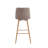 Corrigan Studio® Eila Bar Stools Set Of 2, Fabric Upholstery, Metal Legs-168716826