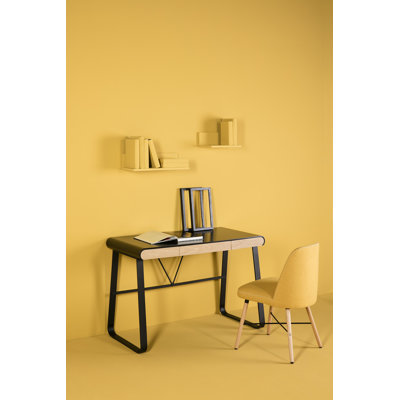 Megaira Metal Base Writing Desk