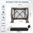 6FTx6FT Screen Room with Mosquito Netting, Hub Tent Instant Screened Canopy with Carrying Bag and Ground Stakes-105122752