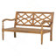 Ensemble de conversation 4 pièces avec coussins, ensemble de conversation d'extérieur en bois d'acacia