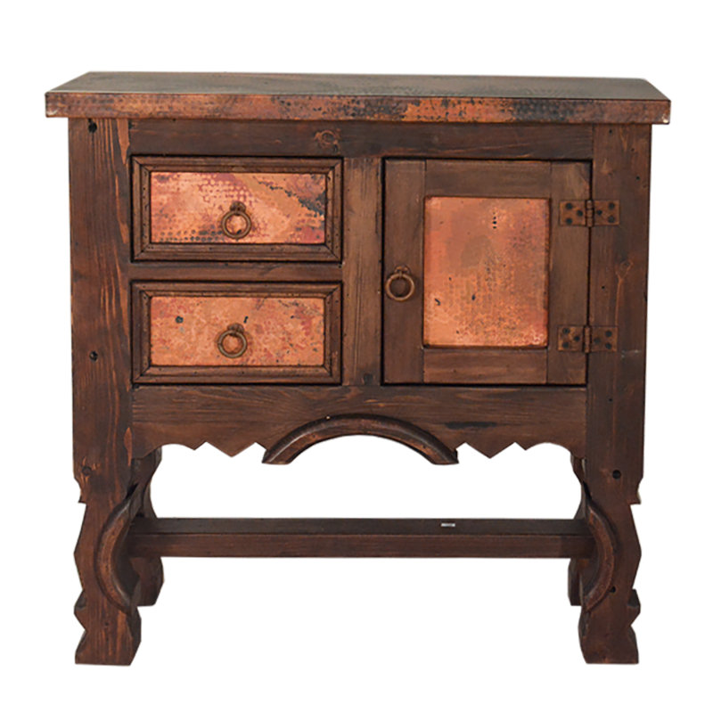 Yoke Cabinet with Natural Copper