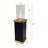 16 " Aluminum and Glass Pillar