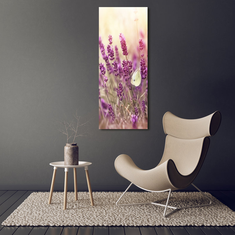 Lavender Flowers - Wrapped Canvas Print