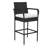  Outdoor Wicker Bar Stools Set Of 2 Patio Wicker Counter Stools With Armrest And Backrest Outdoor Bar Height Chairs
