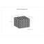 Repose-pieds carré en coton 18 po Graham-642345775