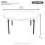 Table pliante ronde 60"-13671065