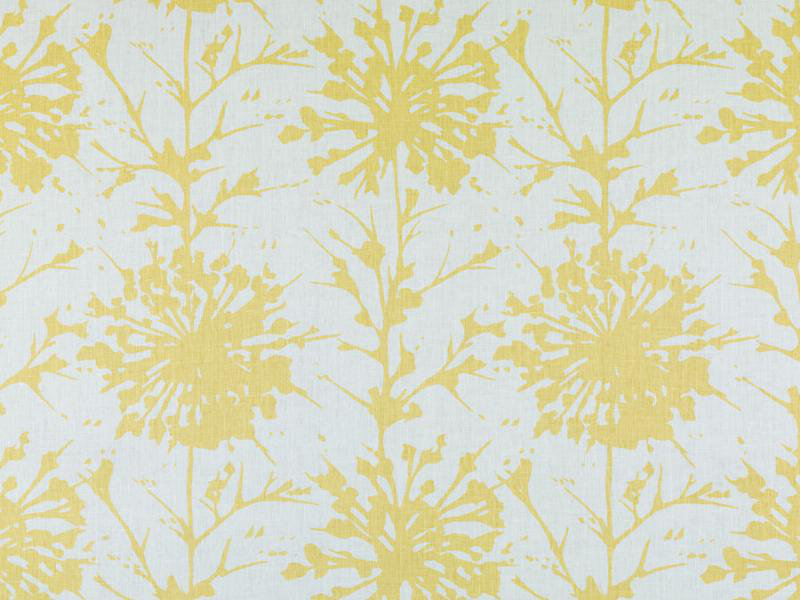 Whimsy Garden Shine Fabric, Sunflower