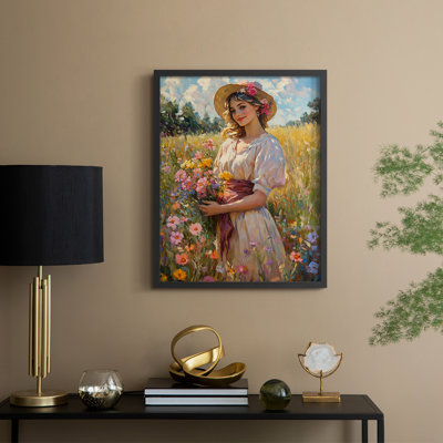 Reproduction encadrée WOMEN Series CCXC - bois massif