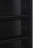 Multi-Tier Home Shelf Hanging Storage w/Clear Doors and Adjusted Shelves, Black