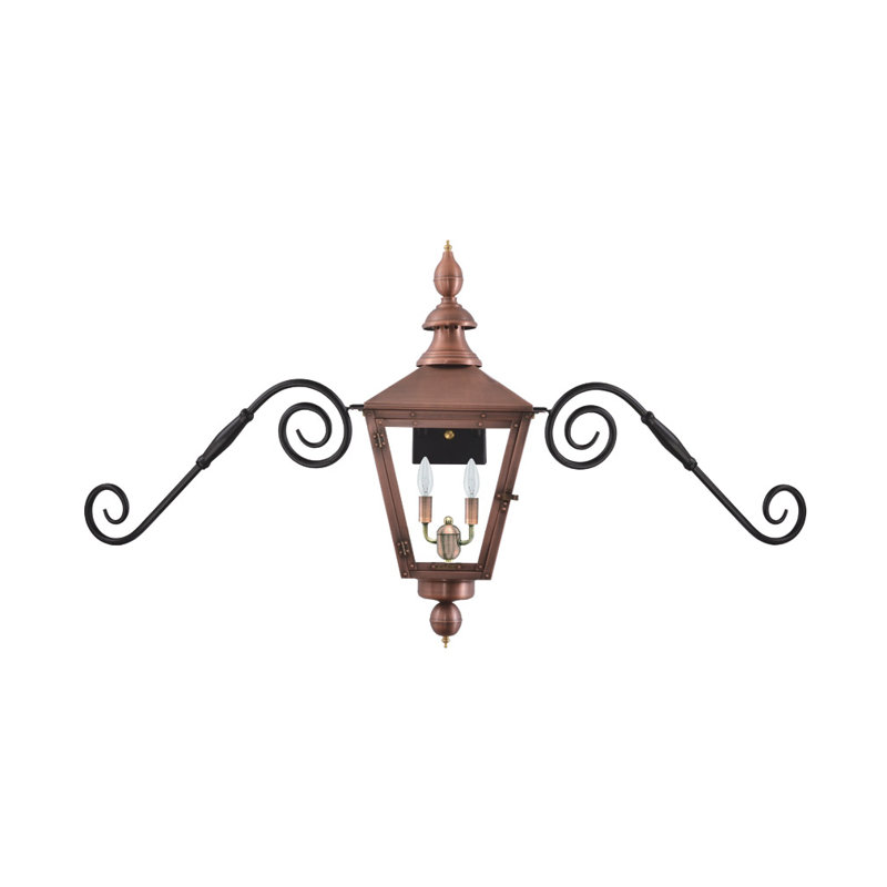 Charlestown Outdoor Wall Lantern, 32" H x 14" W x 16" D