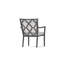 Chaises de patio d'extérieur 4 pièces Calliann - Sunbrella - gris