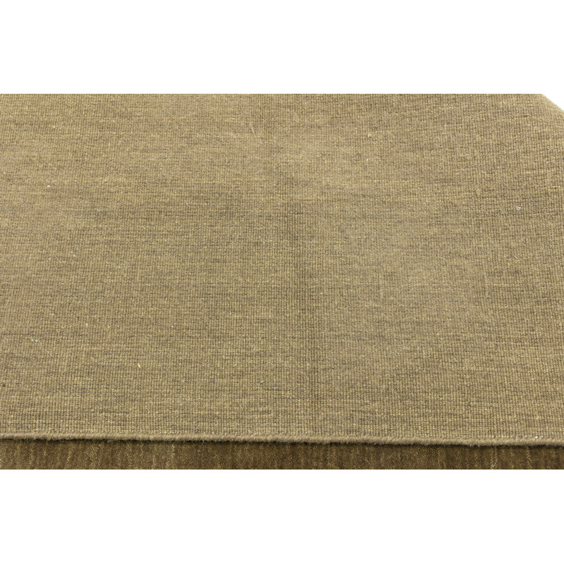 Ottosson Hand Loomed Gabbeh Rug, 100% Wool, Solid Color, Fade & Stain Resistant, Durable, All Sizes, India-Made.
