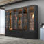 Vitrine avec portes en verre