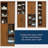 Storage Cabinet with Versatile Storage, Brown finish-50376770
