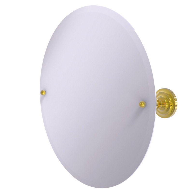 Miroir rond 22 po Gober, Laiton poli