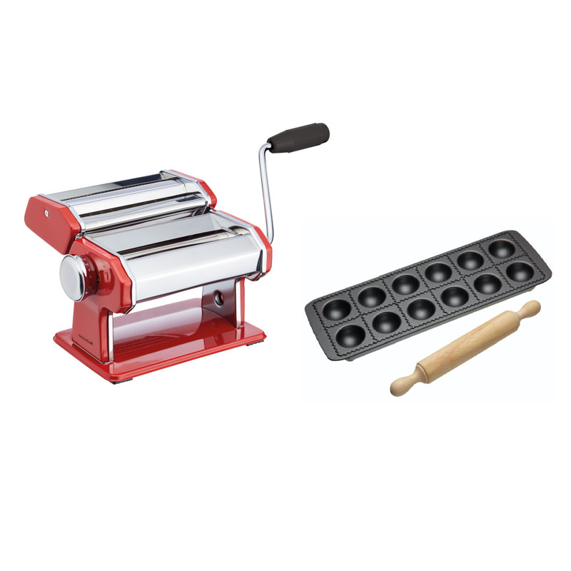 World Of Flavours Pasta Machine Set, Red