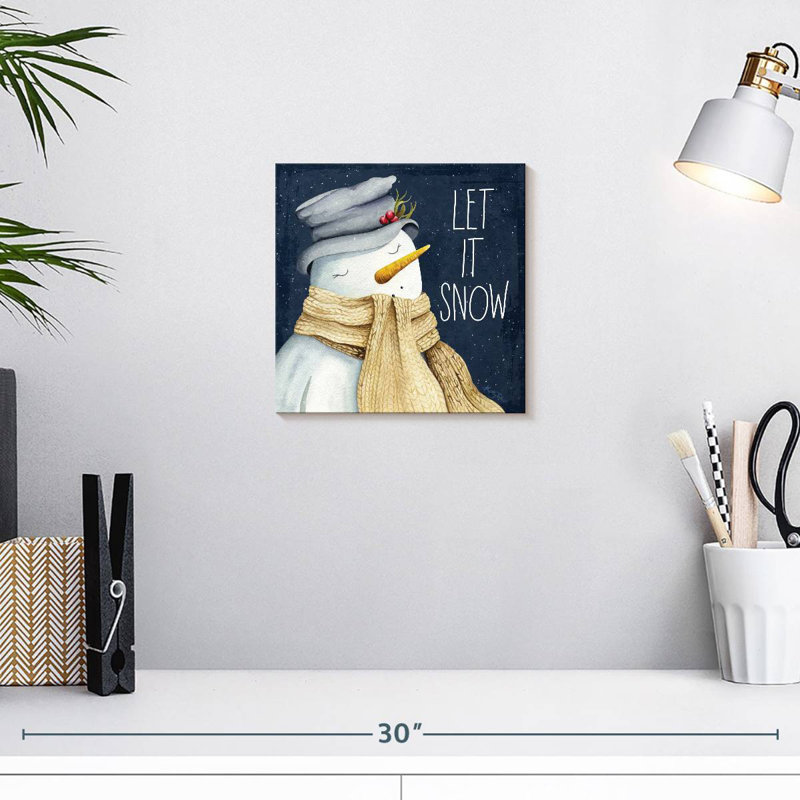 Bonhomme de neige Lelend Let It Snow, H 10 po x l 10 po