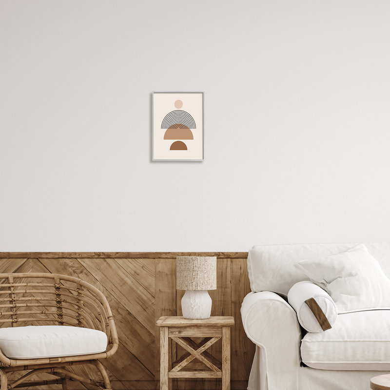  Boho Arch Shapes On Wood, impression, Estampe numérique Farmhouse, H 14 po x l 11 po x P 1,5 po